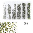 thumbnail image 1 of 6 Grids Colorful Nail Art Rhinestones Multiple Color Decoration DIY Manicure Tools (08), 1 of 5