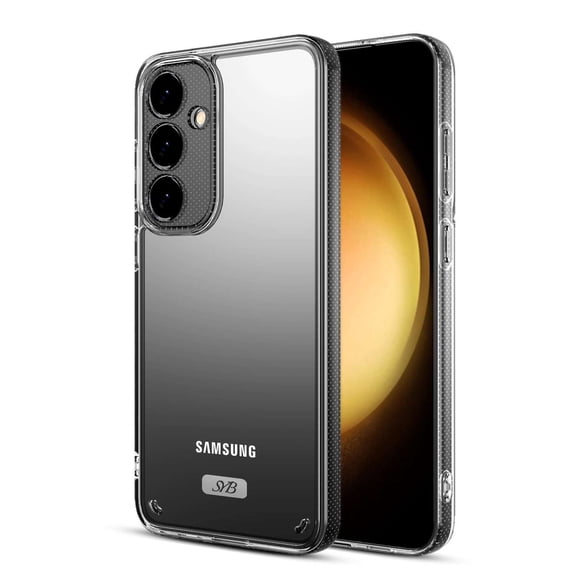 SYB Case for Samsung Galaxy S24, Ultra Transparent Impact Resistant Sturdy Protection Slim Cover (Crystal Clear)