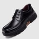 thumbnail image 1 of Zapatos de vestir de negocios negros de cuero para hombre de primavera y otoño, zapatos de hombre de suela gruesa, zapatos de senderismo casuales para exteriores de gran tamaño, 1 of 6