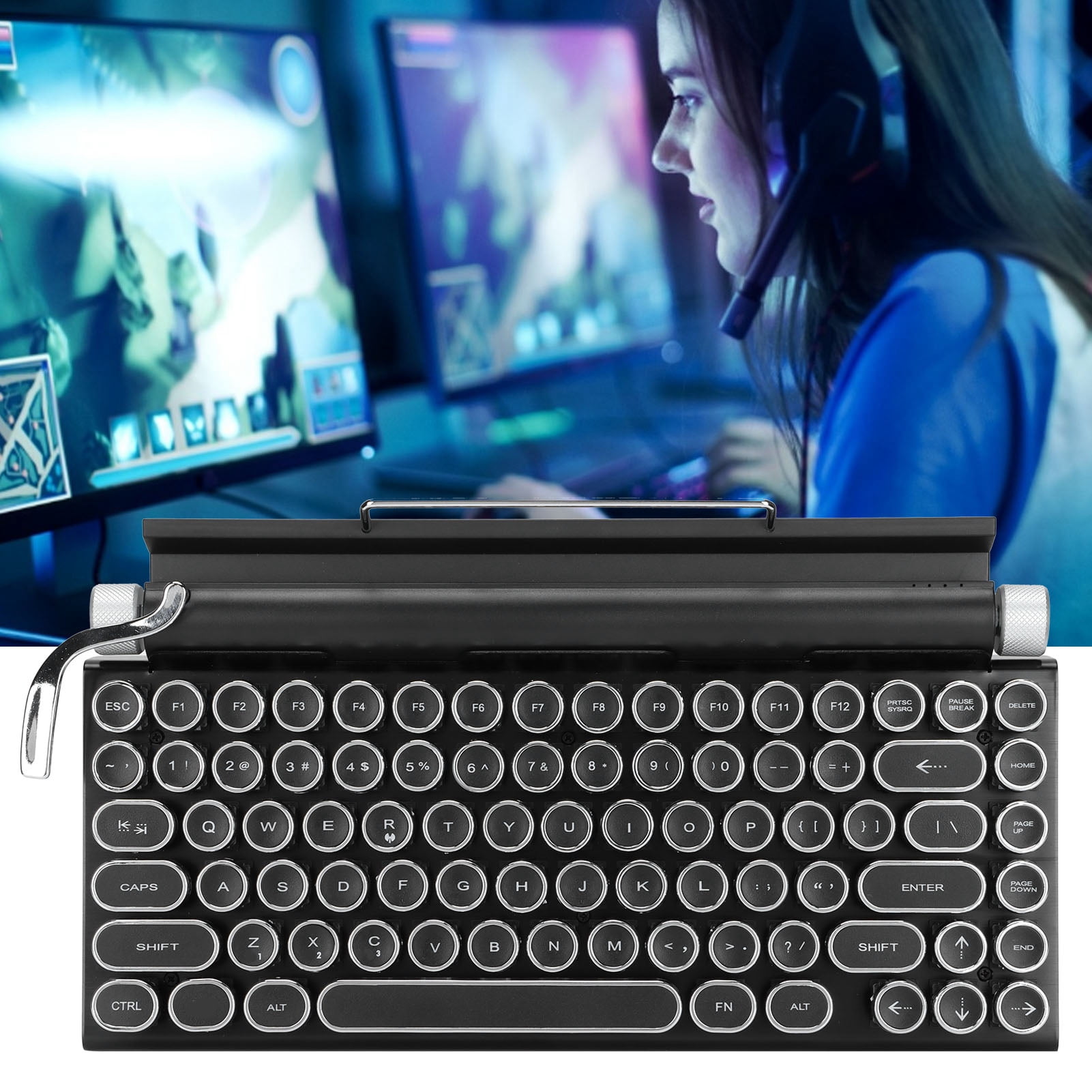 Teclado Logitech Inalambrico VBESTLIFE Teclado De Mu00e1quina De