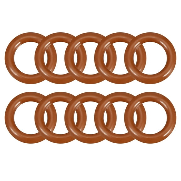 Silicone O-Ring 11mmx7mmx2mm VMQ Seal Rings Sealing Gasket Red 10PCS