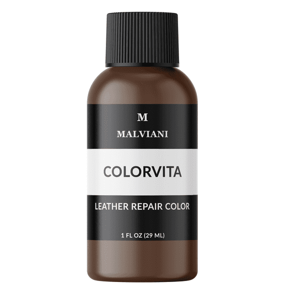 Leather Repair Color Restorer Brown Chocolate - Restore Car Seat, Couch, Furniture, Sofa & Bag 1 oz.