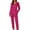 B-Hot Pink, variant on Gytharion Womens Pajama Sets Cute Star Print Sleepwear Sets Long Sleeve Button Down Lapel Top and Long Pant Pj Sets 2 Piece Loungewear Outfits with Pockets