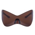 thumbnail image 2 of Gafas de sol Sport Y2K Goggle para exterior Playa Senderismo Marrón claro Marrón, 2 of 3