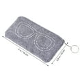 thumbnail image 4 of EeaseMX 1 funda de fieltro para guardar gafas, bolsa de viaje para gafas de sol, bolsa portátil para gafas de lectura, soporte para bolígrafos y accesorios (color aleatorio)., 4 of 7