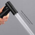 thumbnail image 3 of GROOFOO Toilet Lance Kit 304 Stainless Steel Punch-Free Booster Nozzle Toilet Flush Handheld Bidet Sprayer with Hose and T-Valve G1/2" for Bathroom Personal Hygiene Cleaning Care,Black, 3 of 5