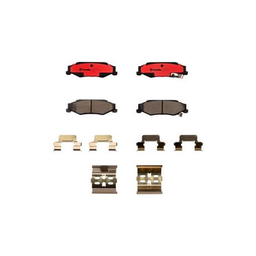 Brembo P10047N NAO BRAKE PADS Fits select: 2003-2004 CHEVROLET CORVETTE, 2002 CHEVROLET CORVETTE Z06