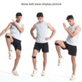 thumbnail image 4 of Correa de rodilla ajustable Correa de rodilla para hombres y mujeres Deportes Correa de rodilla para correr Protección Absorción de impacto Presión Rodillera Cubierta Baloncesto Voleibol, 4 of 5
