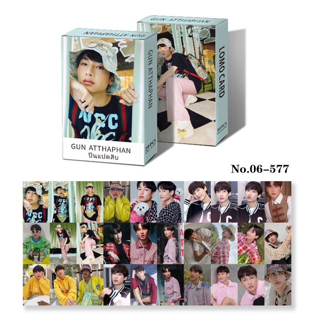 BL GeminFouth My School Presidente Nuestro Skyy2 DEW YINWAR ZEENUNEW MEWGULF BRIGHTWIN INTO1 Photocard Lomo Tarjeta 30 Unids/Caja Gao Jiahui unisex