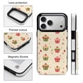 thumbnail image 5 of Wallet Case For Apple iPhone Air / 17 Pro / 17 Pro Max Series with Card Holder, PU Leather Kickstand Card Slots Screen Protector Included For iPhone 17 Series, Snow Cake Gift Christmas, 5 of 8