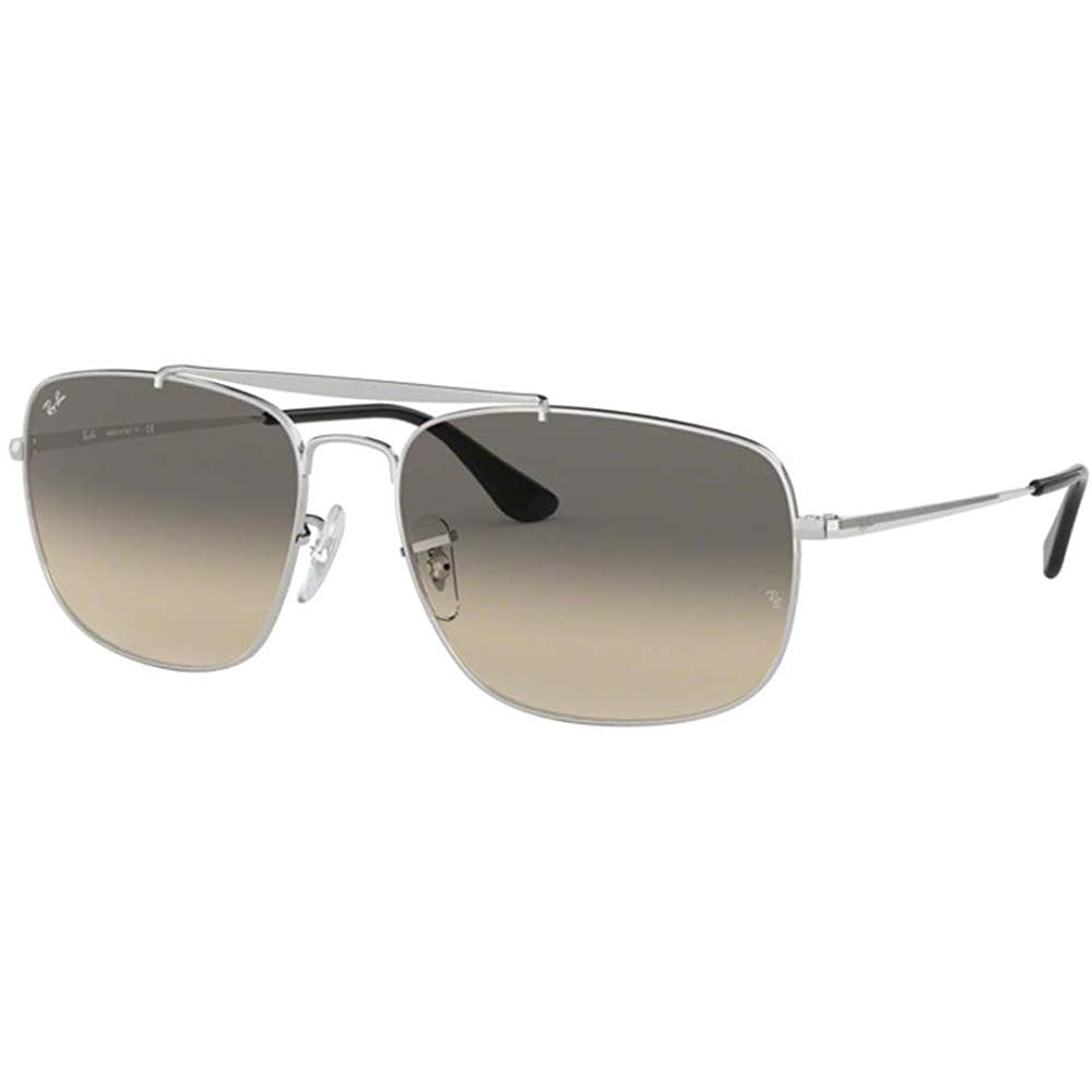 Luxottica - Ray-Ban RB3560 THE COLONEL 003/32 61M Silver/Clear Grey ...