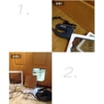 thumbnail image 3 of Puerta mosquitera para mascotas, puerta mosquitera con cerradura, puerta magnética autoblocante, kit de seguridad para perros grandes, blanco, 3 of 5
