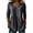 #66Black, variant on 3/4 Length Sleeve Womens Tops V Neck Striped Linen T Shirts Summer Clothes Basic Blouses Dressy Shirts