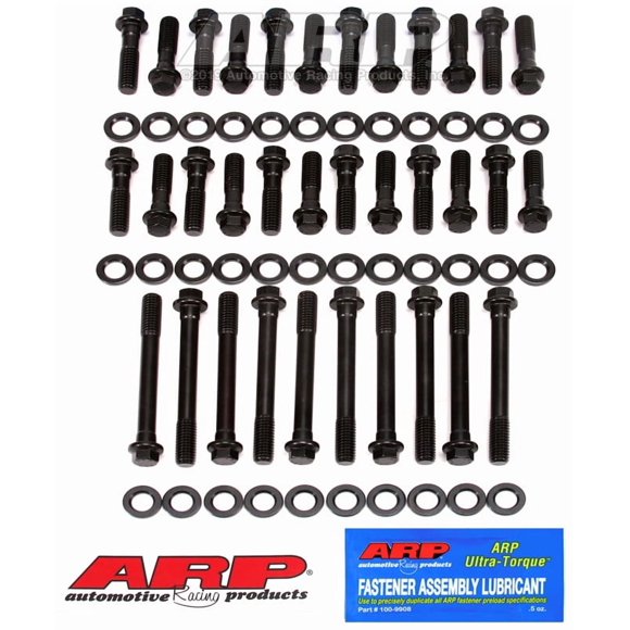 ARP Auto Racing Cylinder Head Bolt Set 145-3606 For Use With Chrysler Big Block 383/400/413/426/440 Wedge; Factory Heads/Edelbrock RPM Heads 60919/929/149/189; Hex Style Head Type