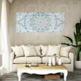 thumbnail image 4 of Shades of Blue Ornate Floral Wood Plank Wall Art, 4 of 6