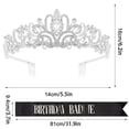 thumbnail image 3 of Set de banda y corona de cumpleaños FASOTY Birthday Baddie para mujer, 3 of 6