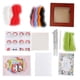 thumbnail image 1 of Needle felting kit, photo frame, wool felt accessories, animal plush doll DIY making materials 214# strawberry panda., 1 of 5