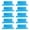 Blue*10 Pcs, variant on File Folder Tabs, Hanging File Folder Labels with Inserts for Hanging Files, File Folder Tabs with Inserts, Plastic Hanging Folder Tabs, Clear Hanging File Tabs for File Folders, 10 Set