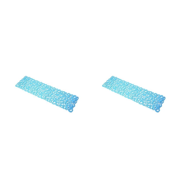 Advancent Camino de de fieltro estilo Simple moderno patrón de flores absorbente de agua reemplazo hogar restaurante café mantel cielo Cielo azul 2Conjunto