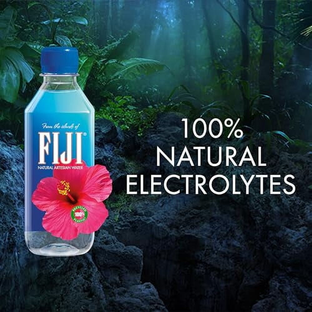 FIJI Natural Artesian Bottled Water 330 mL / 11.15 fl oz (Pack of 24)