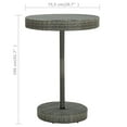 thumbnail image 2 of vidaXL 5 Piece Patio Bar Set with Cushions Poly Rattan Gray, 2 of 11