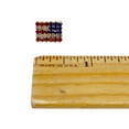 thumbnail image 2 of American Flag Stud Earrings with 30 Pc of Rhinestones Rectangular Flag Shaped, 2 of 3