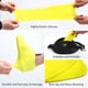 thumbnail image 3 of Fundas de silicona impermeables para zapatos para la lluvia, cubiertas de goma antideslizantes reutilizables para zapatos de lluvia protectores de zapatos de ciclismo al aire libre (amarillo, 3 of 5