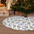thumbnail image 2 of Cauagu 30" Christmas Tree Skirt Monkey Submarine Captain Pattern Christmas Tree Decorations Tree Mat for Xmas Decorations Occasion Holiday Home Decor -30", 2 of 7