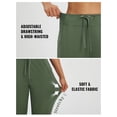 thumbnail image 5 of Baleaf Women's Fleece Lined Pants Thermal Warm High Waisted Winter Joggers Hiking Exercise Active Workout Sweatpants with Pockets Army Green XL, 5 of 7