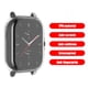 thumbnail image 1 of Carcasa protectora de reloj de TPU para Amazfit GTS 3/2/2e (blanco transparente), 1 of 7
