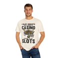 thumbnail image 4 of Humorous Gambler Betting Bluffing Wager Waging Enthusiast Novelty Bet Leisure Stake Risk Taker Luck Player Unisex Garment-Dyed T-shirt, 4 of 4
