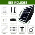 thumbnail image 3 of SPOORYYO Solar Automatic Watering Device Waterproof Intelligent Timed Watering Equipment, 3 of 6