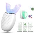 thumbnail image 2 of Cepillo De Dientes Eléctrico - Cepillos De Dientes Ultrasónicos En Forma De U Para Blanquear Los Dientes - Limpieza Bucal 360, Protección De Encías Manos Libres, Carga Inalámbrica, Led L, 2 of 5
