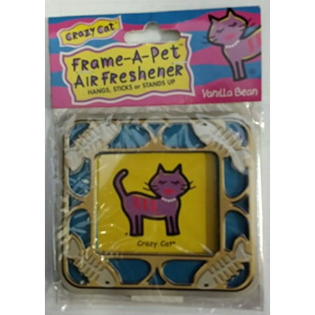 Crazy Cat or Dog Frame-A-Pet Air Freshener