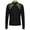Gold, variant on Kids Girls Long Sleeve Figure Skating Gymnastics Jacket Shiny Rhinestones Metallic Striped Gold 10