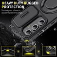 thumbnail image 3 of Fashion Slide Camera Protective Phone Case For Samsung S25Ultra S25Plus S25 S24Ultra S24Plus S24FE S24 360° Rotatable Metal Bracket Shockproof Cover, 3 of 8