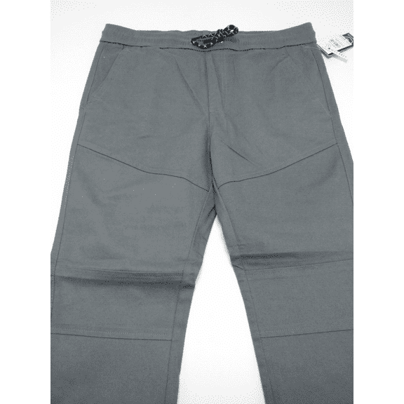 Burnside Stretch BJ8561-RS Gray Charcoal Activewear Drawstring Joggers - Large