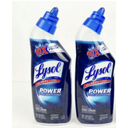 2 Pack Lysol Disinfectant 10X Cleaning Power Toilet Bowl Cleaner 8 oz. , each