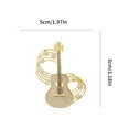 thumbnail image 5 of YIEMEEN Guitar Shaped Brooch With Secure Lock Clasp Lightweight Gold Tone Musical Clothing Accessories For Outfit Styling, 5 of 8