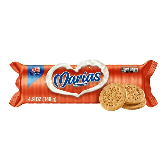 Gamesa Marias Cookies, About 40 Cookies Per Pack, 4.93 oz Bag (Packs of 2 )