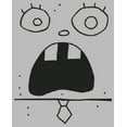 thumbnail image 2 of Men's SpongeBob SquarePants DoodleBob Expression Graphic Tee Athletic Heather Large, 2 of 5
