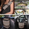 thumbnail image 3 of Uorisanigo Southwest Aztec Car Seat Covers Set for Women,Auto Seat Cover Includes Wheel Cover Protector Seat Belt Pad Trash Bin Air Outlet Bag Coasters Rearview Cover Keychain,15 pcs, 3 of 7