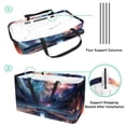 thumbnail image 4 of Galactic Space Large Capacity Reusable Foldable Oxford Cloth Grocery Bags: Multifunctional Storage and Easter Basket, 4 of 7