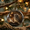 thumbnail image 1 of Lekihaqq Christmas Flat Ornaments tore Animals Series Plastic Hanging Decorations Reading Companions Festive Home Decor Holiday Shelf Display, 1 of 5