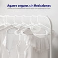 thumbnail image 3 of Ganchos de Plastico Premium SereneLife, Antideslizantes, Ahorradores de Espacio, Duraderos y Resistentes, para Camisas, Suéteres, Sudaderas, Abrigos, Pantalones y Vestidos, Blanco, Pack 50, 3 of 6