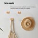 thumbnail image 5 of Gancho De Madera Para Pared Con Forma De Gato, Gancho Para Abrigo Montado En La Pared, Rústico, Resistente, Gancho Para Bata, Perchero Para Colgar Toallas De Baño, Ropa Minnieouse HA012861-00, 5 of 6
