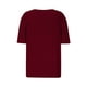 thumbnail image 2 of Camiseta de Manga Corta de Cuello en V de Color Sólido Suelto, Poliéster Suave Spandex para el Yoga, el Gimnasio Y el Uso Diario Del Ocio, 2 of 4