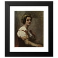 thumbnail image 2 of Jean-Baptiste-Camille Corot 20x24 Black Modern Framed Museum Art Print Titled - Sibylle (ca. 1870), 2 of 5