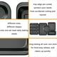 thumbnail image 5 of Juego de 5 Utensilios Antiadherentes para Hornear: Moldes Redondos/Cuadrados para Pasteles, Muffins, Pan, Asadores y Bandejas para Hornear., 5 of 5