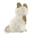 thumbnail image 5 of Northlight 9.25" White Sisal Fox with Gold Glitter Christmas Figure, 5 of 5